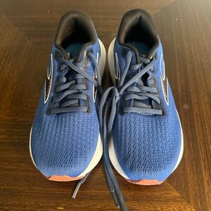 Brooks Blue and Black Sneakers with Breathable Mesh